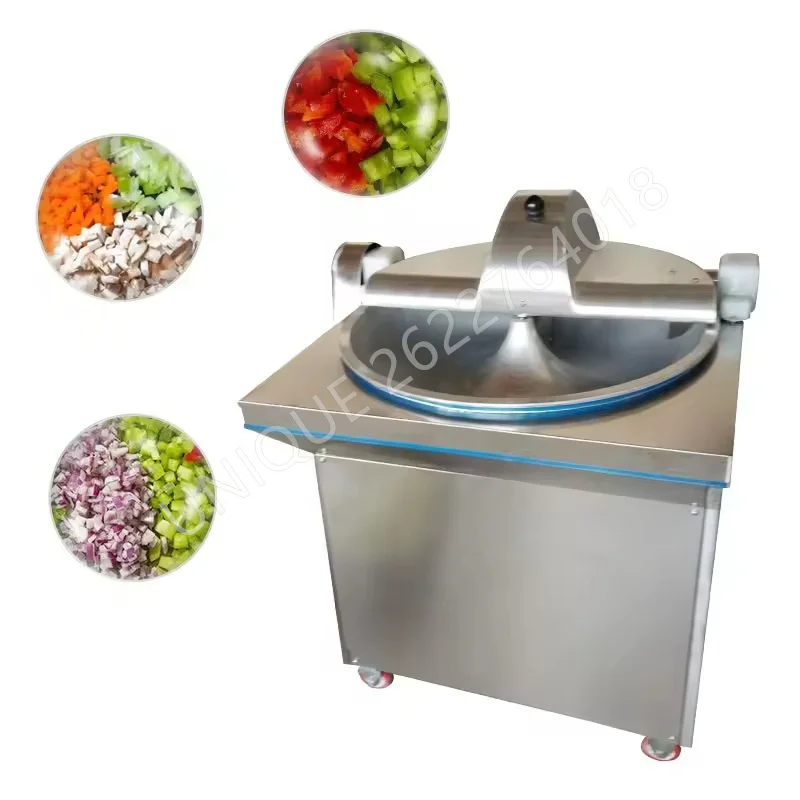 

Commercial Stainless Steel Vegetable Bowl Cutter and Mixer Machine Electric Automatic Vegetable Chopper Grinder Machine