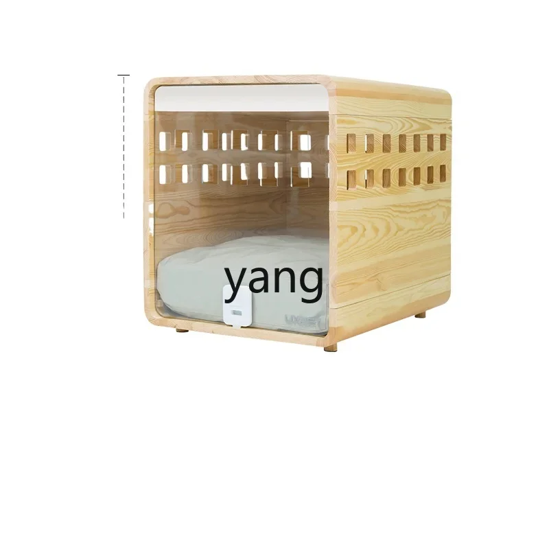 LH coffee table kennel people and pets share one pet cat kennel side dog cage
