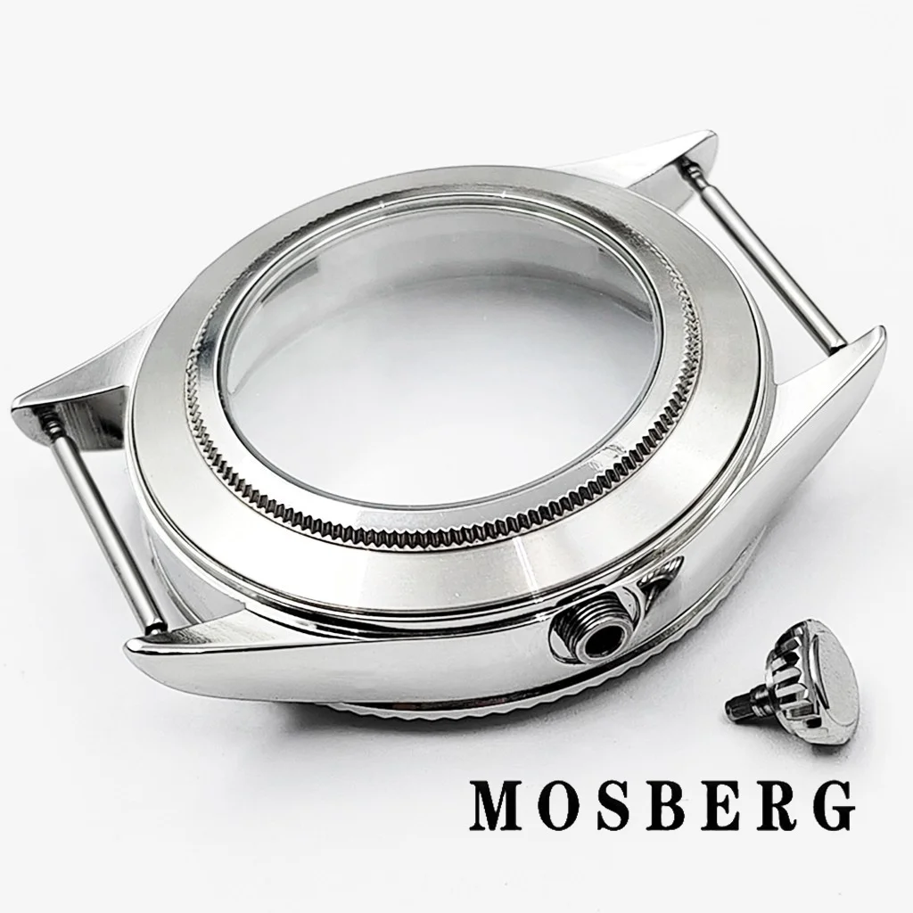 39 мм, зеркальная нержавеющая сталь для часов NH35 NH36, запчасти для автоматического движения