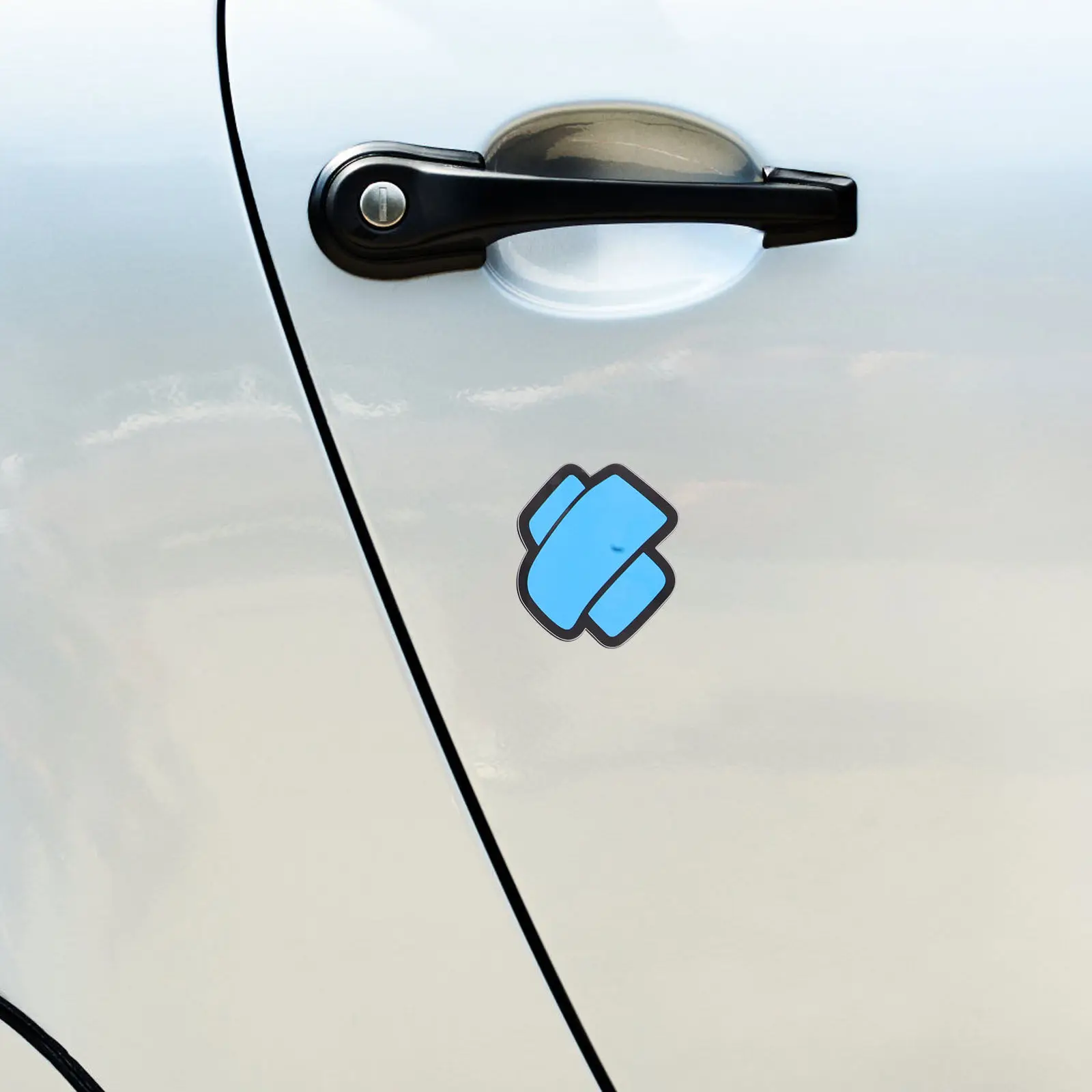 

2 Sheets Bandage Shaped Car Decal Stickers Large Funny Bumper Scratch Cover Durable Automotive Exterior Accessories Truck