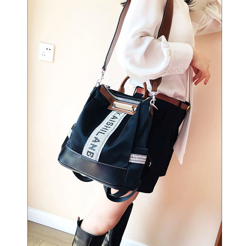 #6373-3 # Fashion Hot Diamond Backpack New Travel Backpack Versatile and Elegant Women's Bag