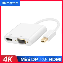 Mini DisplayPort to HDMI 4K 60Hz/30Hz/1080P 60Hz adapter for Apple Macs video adapter Thunderbolt Mini DP  to HDMI HDTV cable