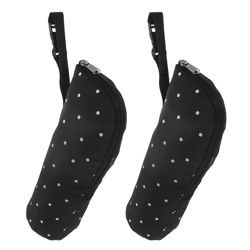 2 Pcs Kettle Insulated Bottle Bag Travel Storage Bags Polyester Carrier Thermal