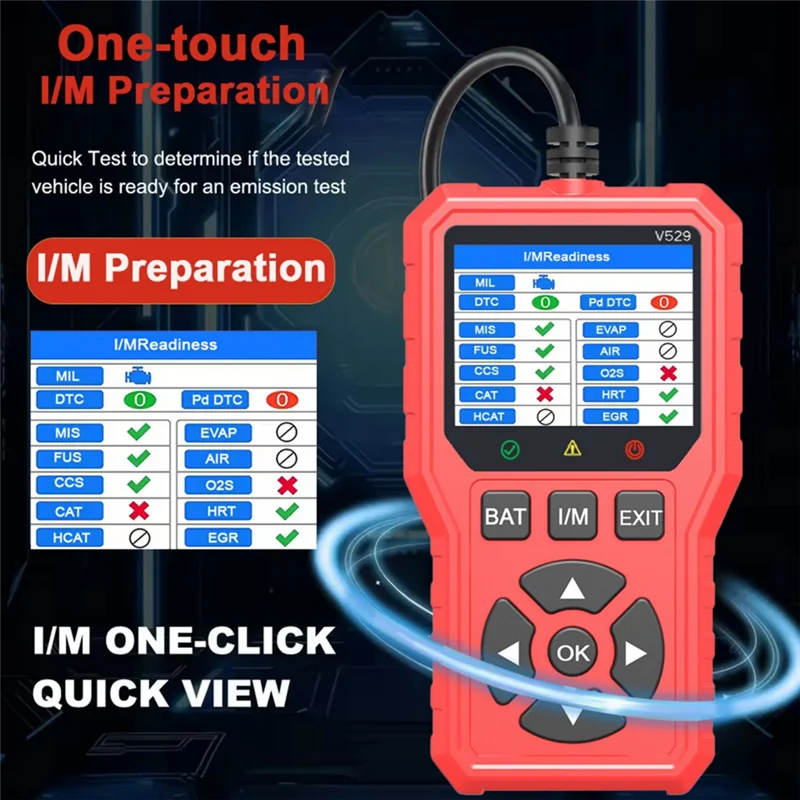 أداة تشخيص السيارة obd2 قارئ رمز obdii محرك خطأ رمز القارئ الماسح الضوئي أداة مسح السيارة أداة إصلاح السيارات