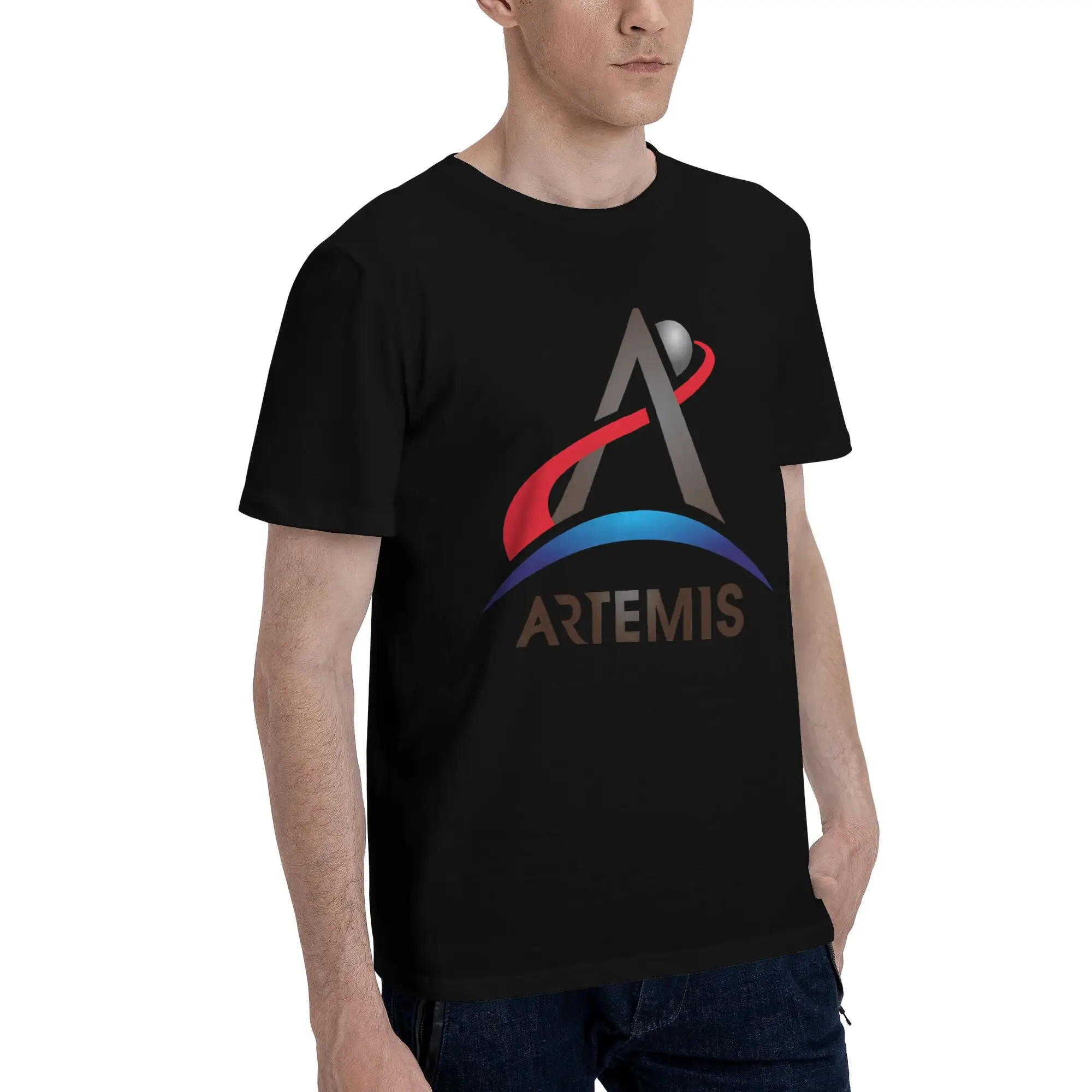 Artemis Program Novelty 100% Cotton T-Shirt  Tees Tops For Men