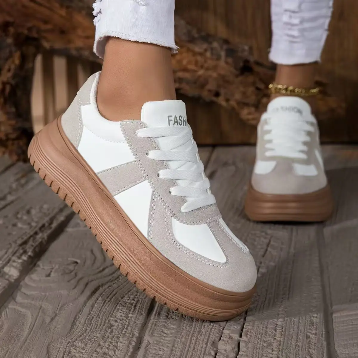 زوج من الأحذية الرياضية الجلدية للأطفال للفصول الأربعة، أحذية كاجوال مسامية ومريحة ومقاومة للاهتراء، مقاسات 36-42، MF-2025ZHR