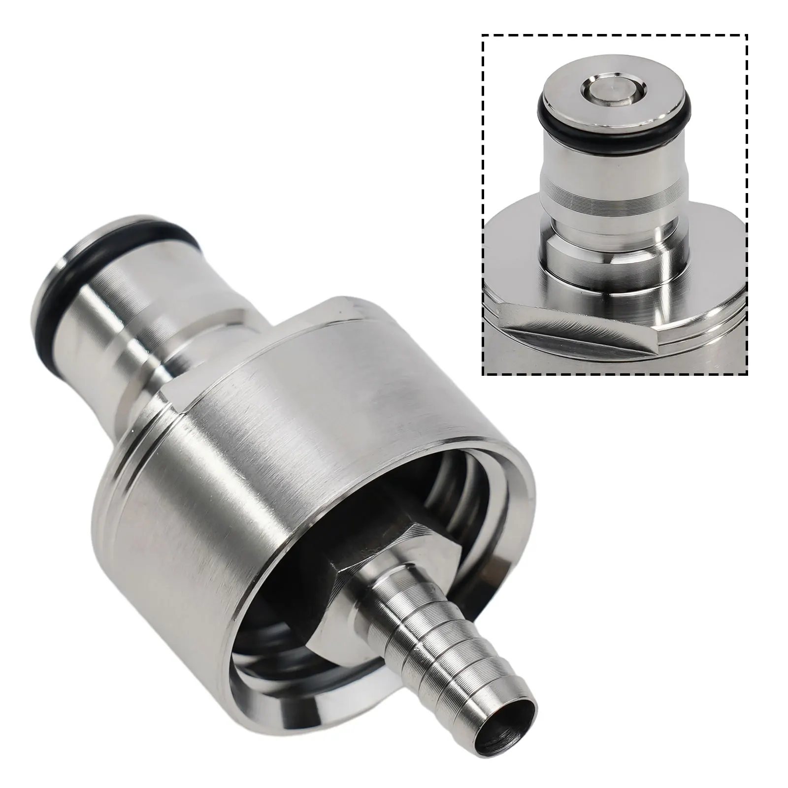 1 Pc Stainless Steel Carbonation Cap Ball Lock Cap For Home Brewing Beer Fruit Juice Fit Soft Drink PET Bottles Homebrew Parts