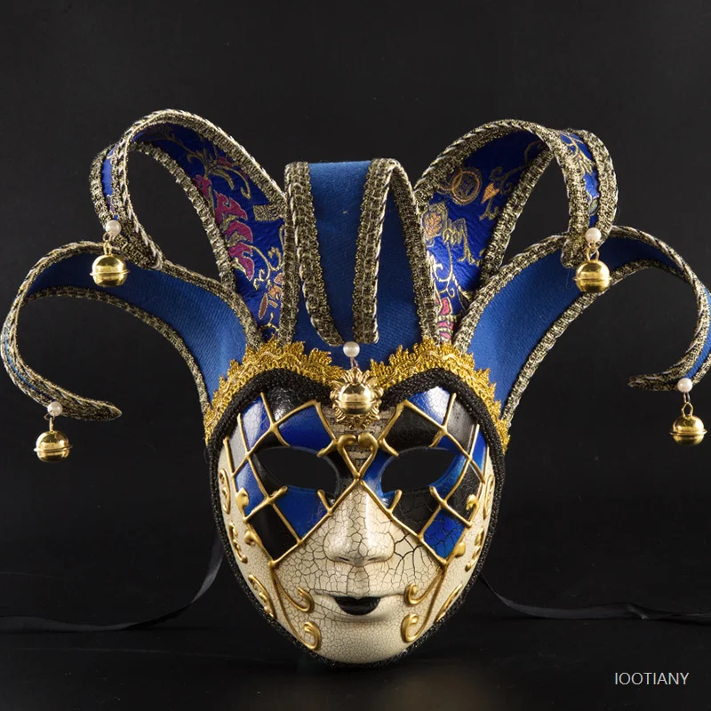 Maschera Joker per Ballo in Maschera, per Uomo/Donna, Maschera Veneziana per Feste Musicali, Halloween, Matrimoni, Mardi Gras, Feste a Tema