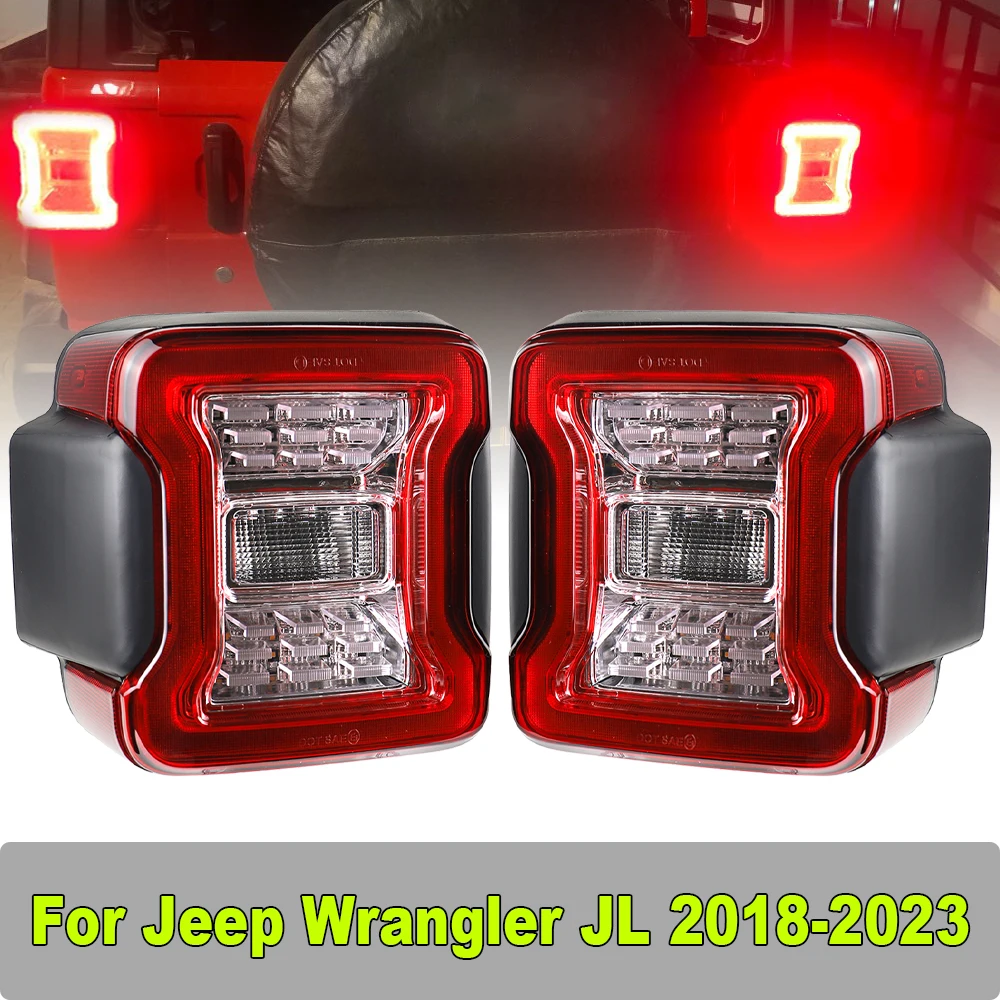 

Светодиодный задний фонарь, стоп-сигналы заднего хода, указатель поворота для Jeep Wrangler JL 2018-2023