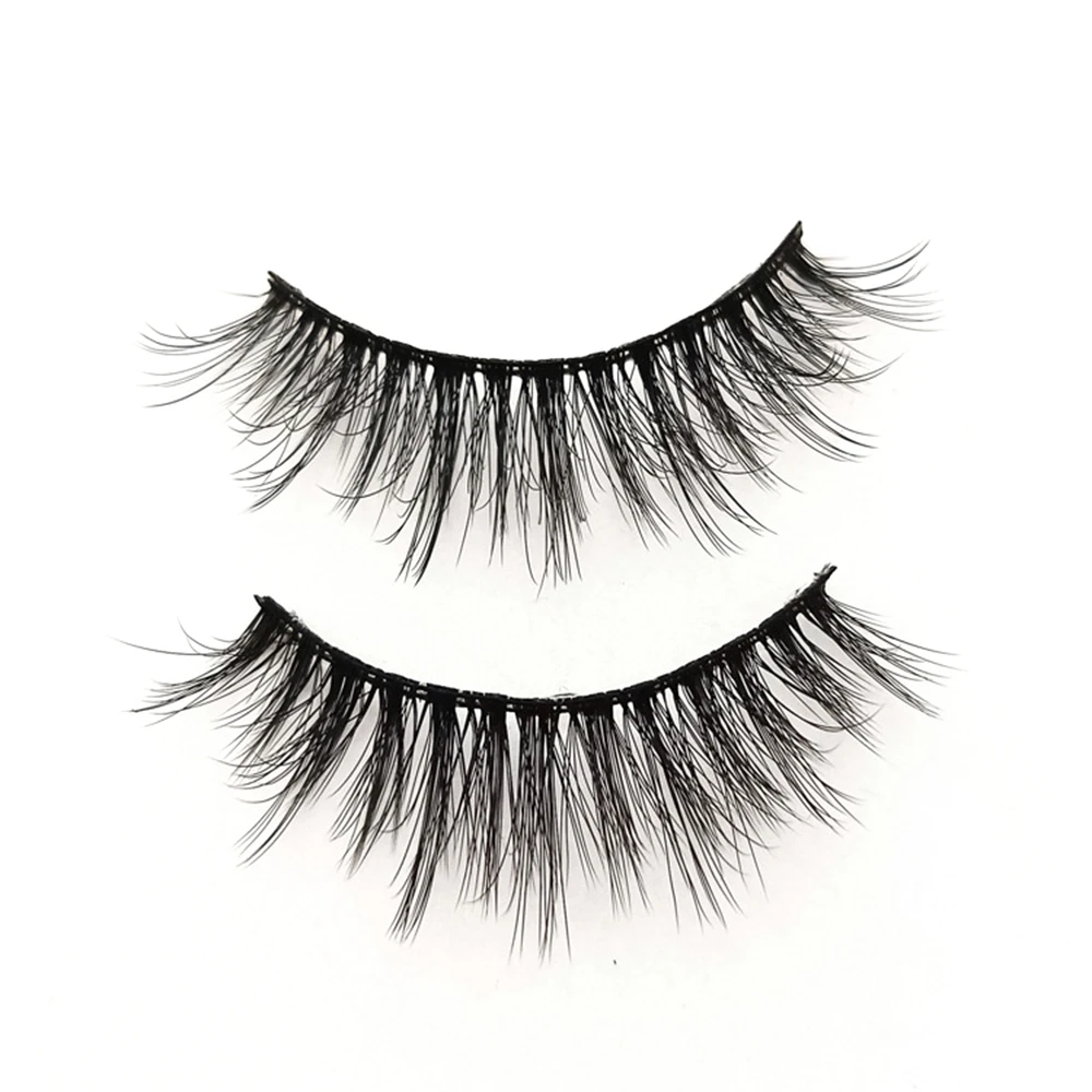 ขนตาปลอมธรรมชาติสวมใส่สบายขนตาปลอมสำหรับอุปกรณ์แต่งหน้าคอสเพลย์ปาร์ตี้