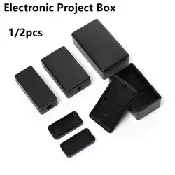 ABS Plastic Electronic Project Box Instrument Case Waterproof Cover Project Black Enclosure Boxes Practical Measurement Tools