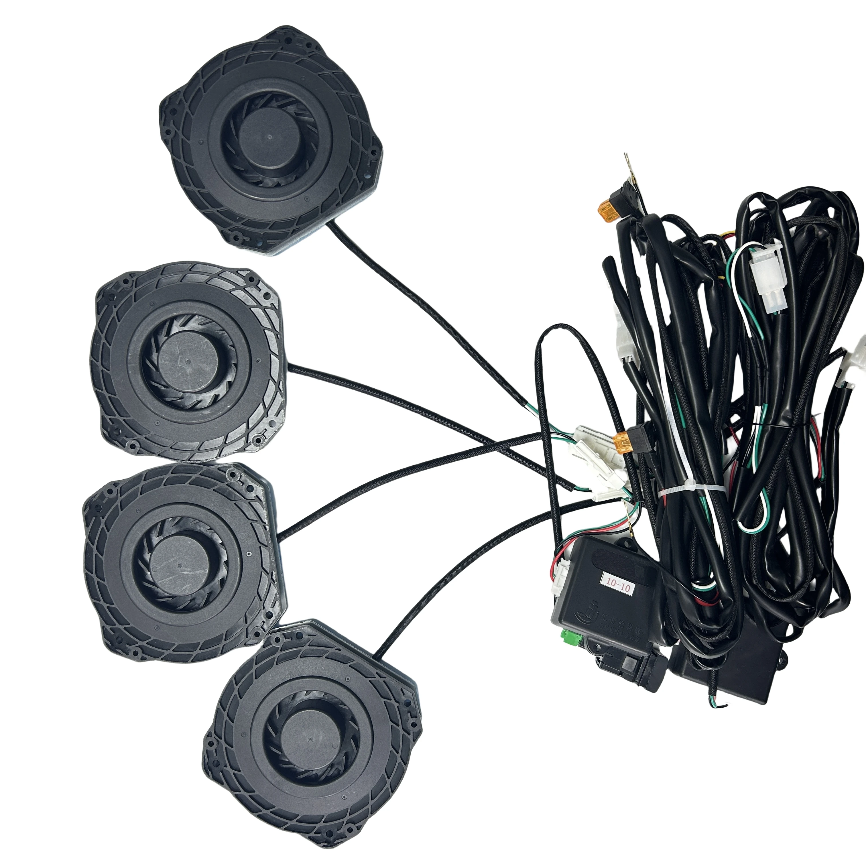 Universal 12V Air Ventilated Fan Air Conditioned Car Seats Ventilation With Square Buttons For Toyota Vehicles