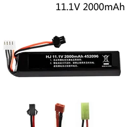 11.1V 2000mah Lipo Battery for Water Gun 3S 11.1V 30C 452096 battery for Mini Airsoft BB Air Pistol Electric Toys Guns Parts