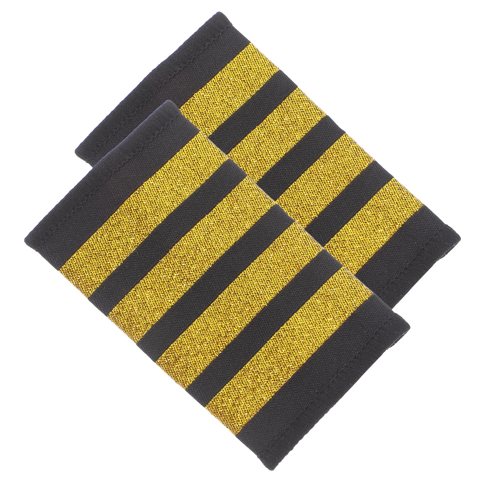 

Pilot's Epaulettes Captain Epaulets Aviation Uniform Badge Airplane Stage Performance Prop Bars