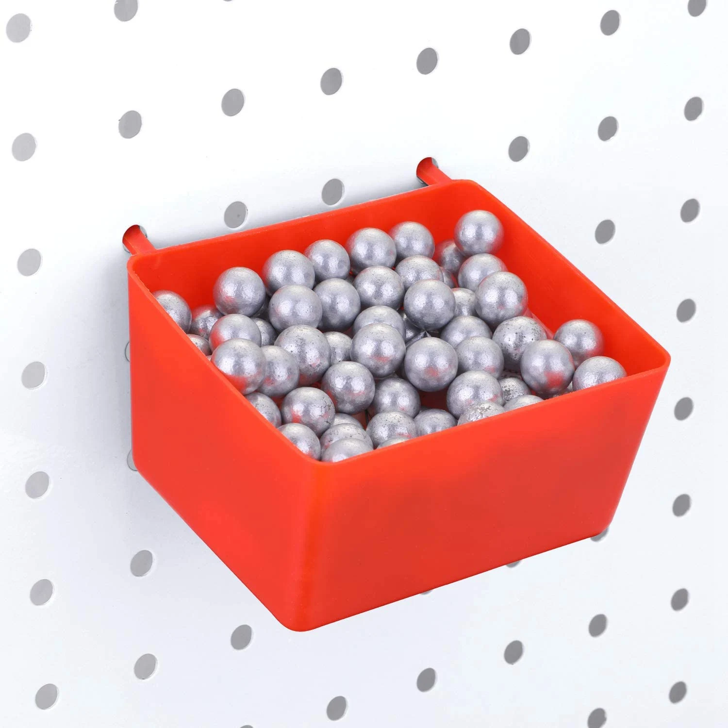 Workbench Bins Kit para Organizar Hardware, Pegboard Acessórios De Armazenamento De Peças, Vermelho, 8 Pcs