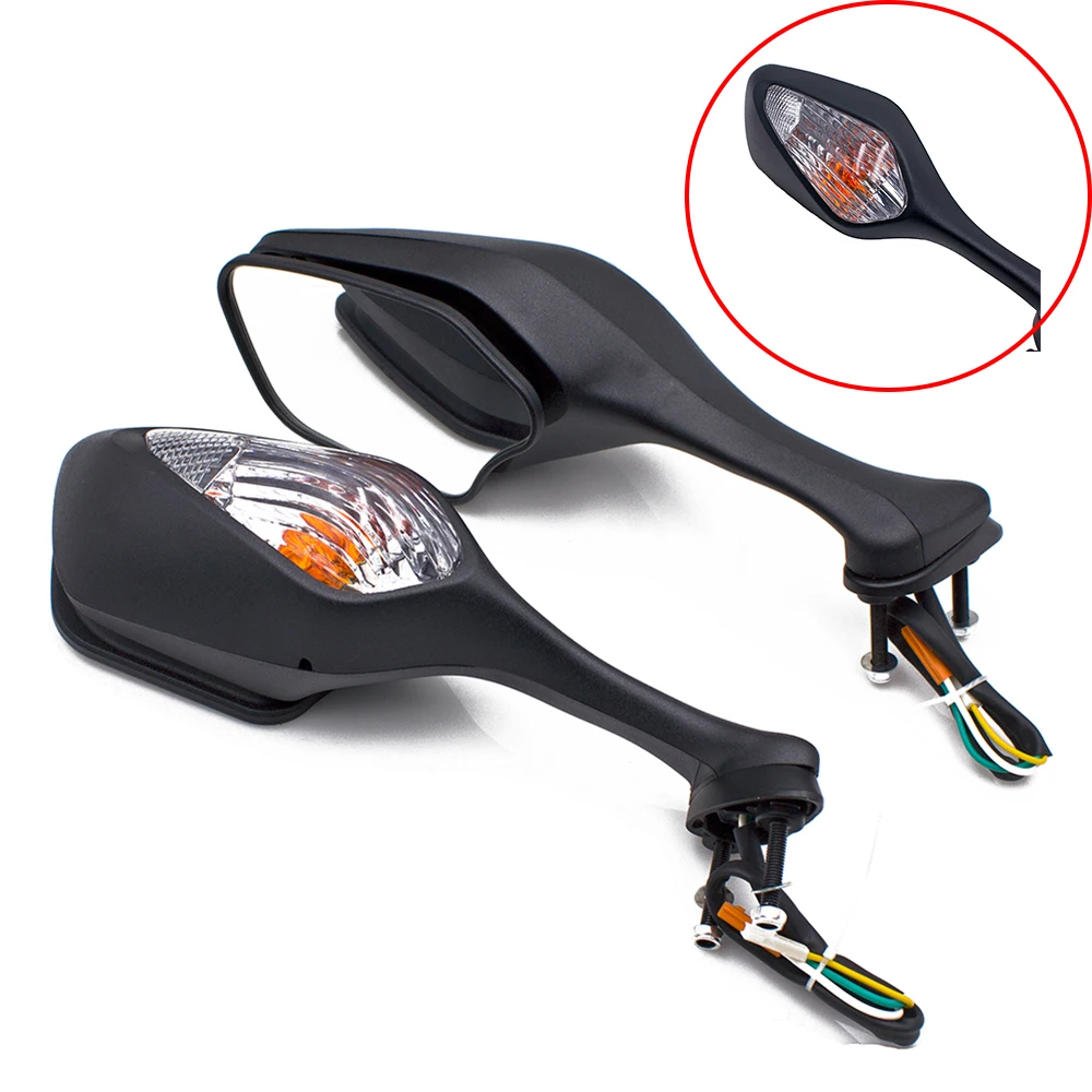 

Motorcycle Accessories Side Mirror Rear View Spiegel LED Turn Signal Indicators For Honda CBR1000RR 2008-2013