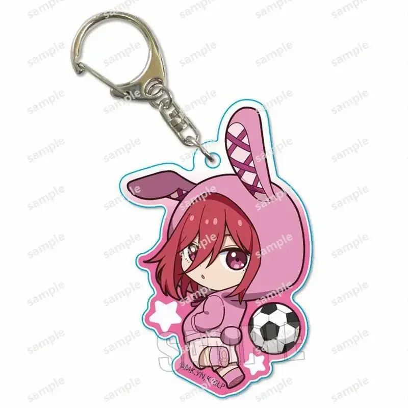 Anime Blue Prison Seishiro Nagi Isagi Yoichi Cute Rabbit Ear Acrylic Stand Figure Cosplay Model Plate Desk Keychain Pendant Gift