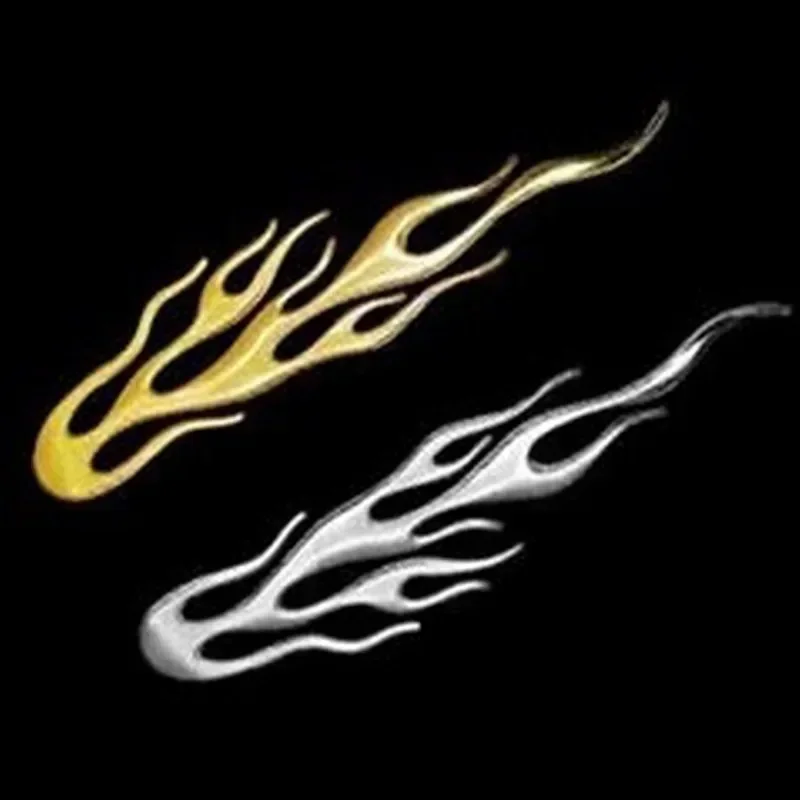 Universal Motorcycle Accessories 3D Flame Fire Reflective Sticker Vinyl Decal Car Styling Decoration Dirt bike image 5