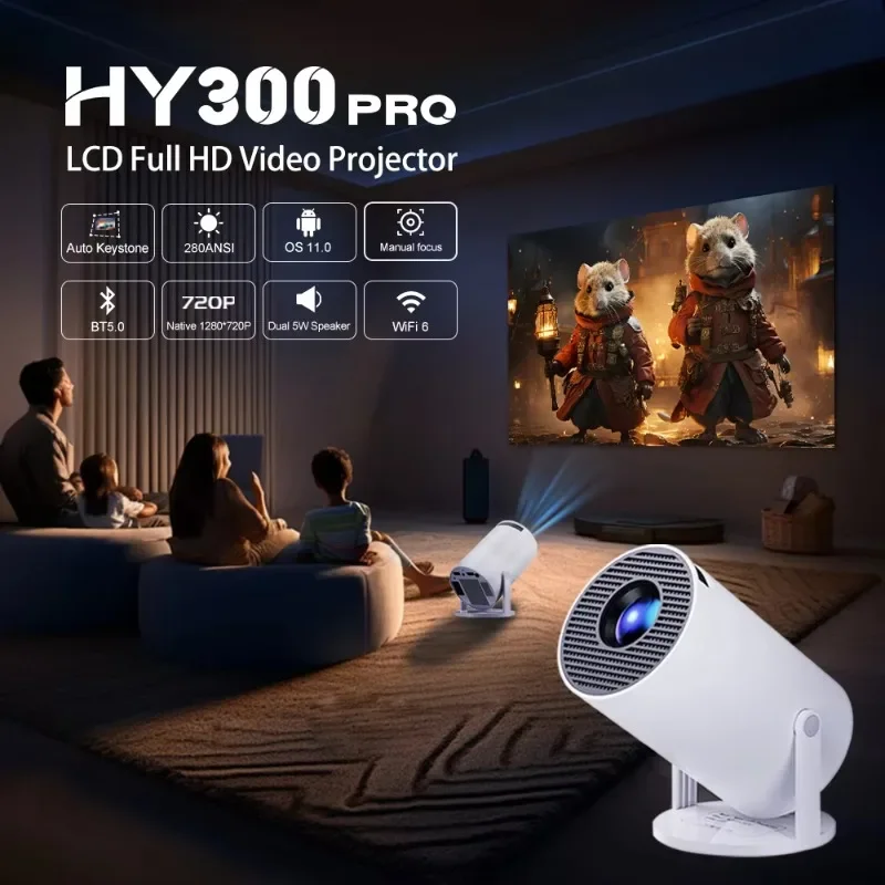 Auto Projector mobile small Mini Wireless Mirroring hd 1080p home theater LCD android portable 4k Smart Projector