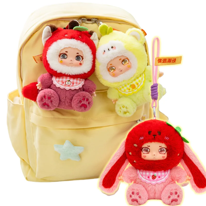 

Cute Fruit Sweetheart Party Vinyl Plush Toys Popular Stuffed Strawberry Apple Pear Dolls Kids Creative Back to School Anime Gift