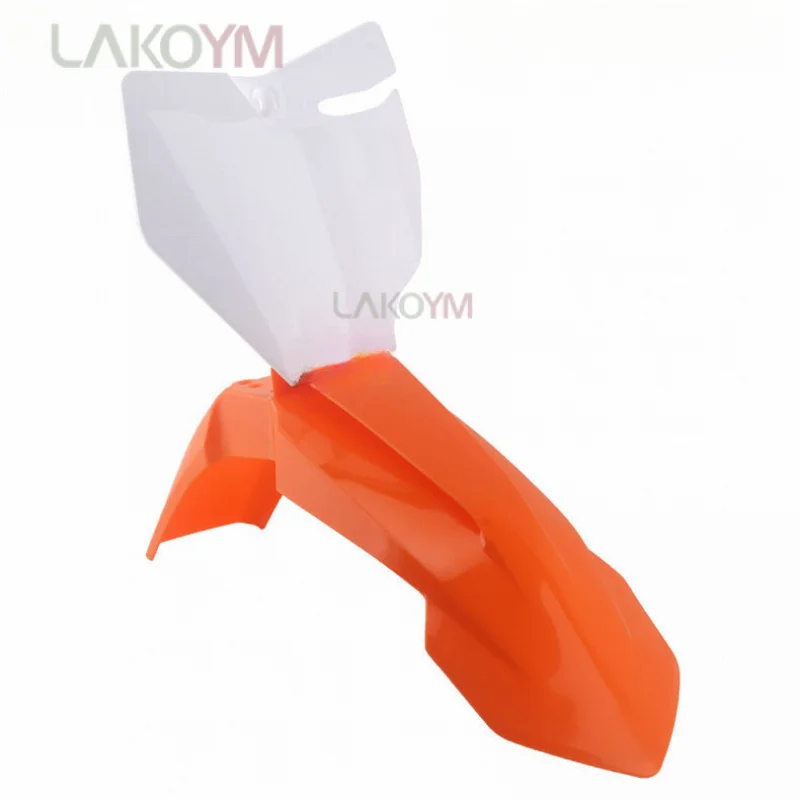 2025 New Fender Front fender with number plate for KTM 65/SSR125 Motorcycle Front Fender Motocross Cross Mudguard view 3