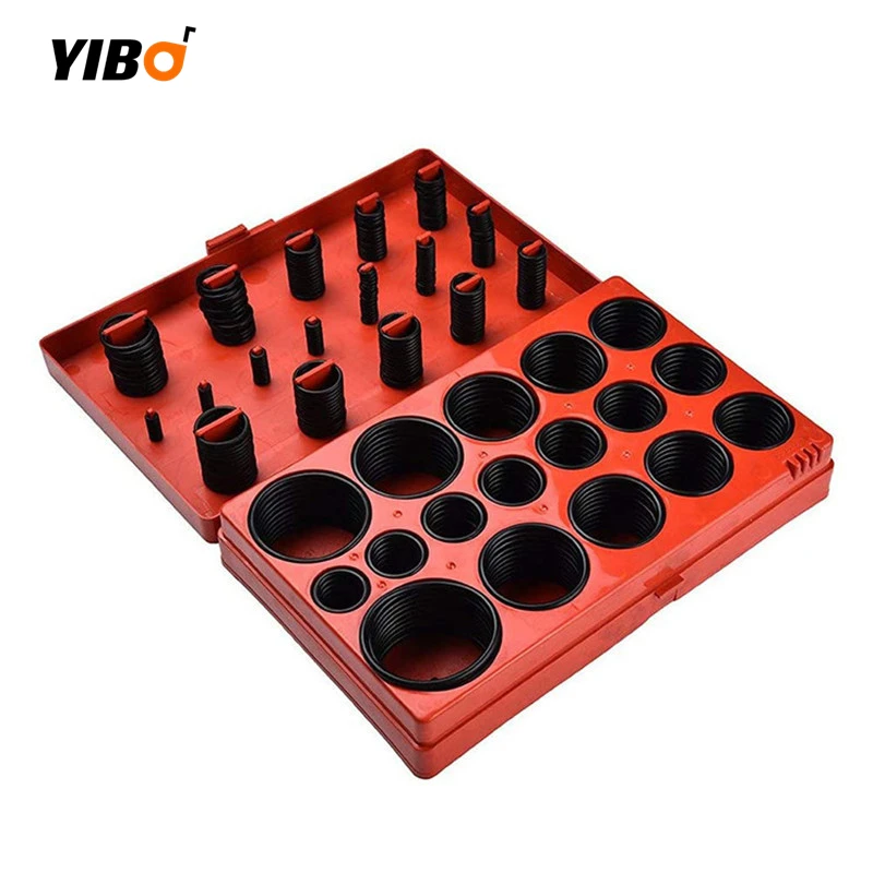 

Universal Rubber O-Ring Kit 419PCS Assortment Set with Seal Gasket for Workshop Plumbers & Daily Use
