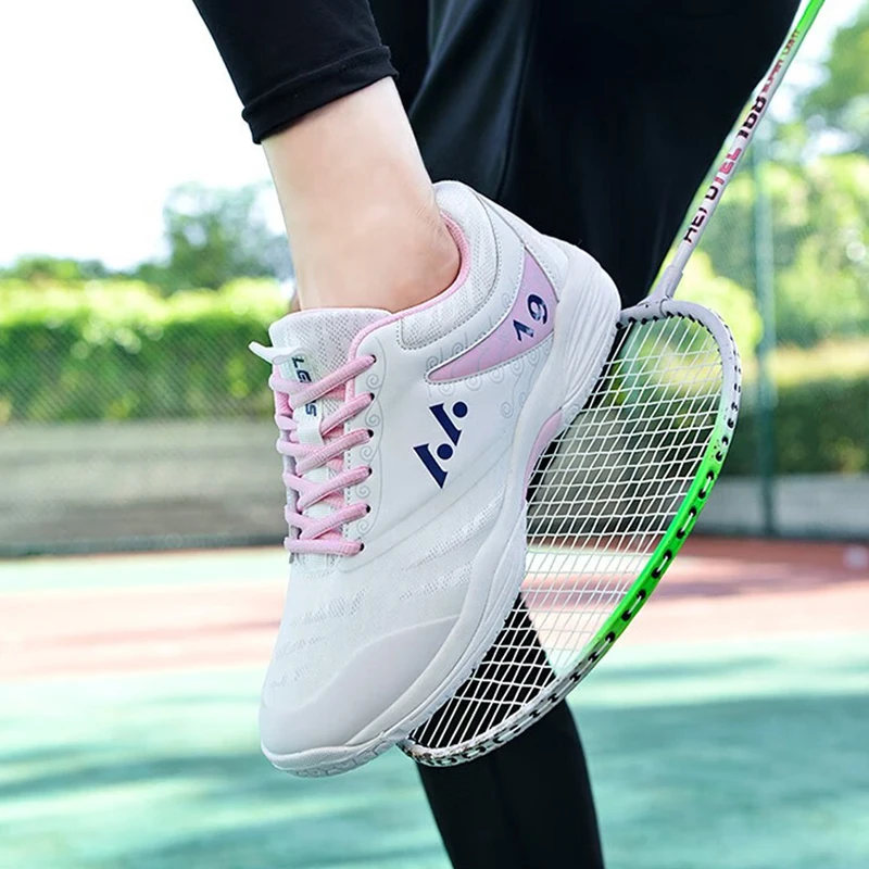 Unisex High Quality Training Tennis Shoes Men Breathable Professional Women Badminton Shoe Large Size 35-46 Outdoor Sneakers