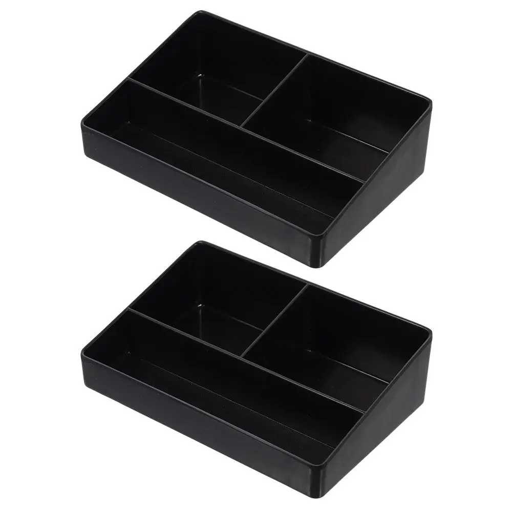 2Pcs Tea Organizer Box Break Proof Tea Bag Holder Coffee Sugar Packet Container Multifunctional Countertop Organizer
