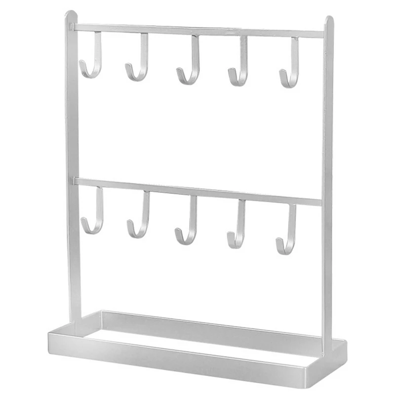 

Tabletop Iron Jewelry Jewelry Earring Hanger Necklace Ring Earring Earring Shelf Display Shelf Porch Key Rack
