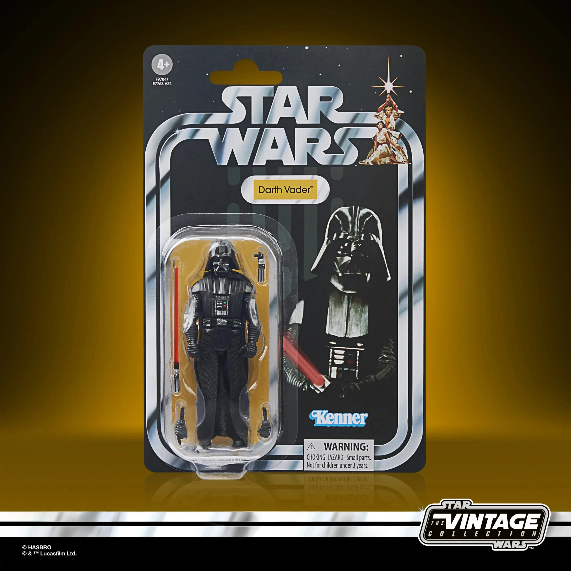 

Hasbro Star Wars 3.75-inch New Hope Darth Vader Action Figure Tabletop Case Presents A Boy's Birthday Gift