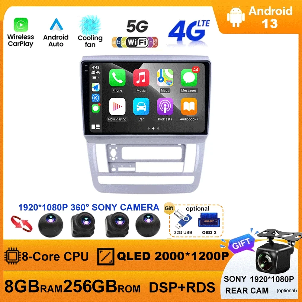 

Android 13 For Toyota Alphard 1 H10 2002 - 2008 Car Radio Multimedia Video Player Navigation Stereo GPS Carplay Auto WIFI 4G DSP