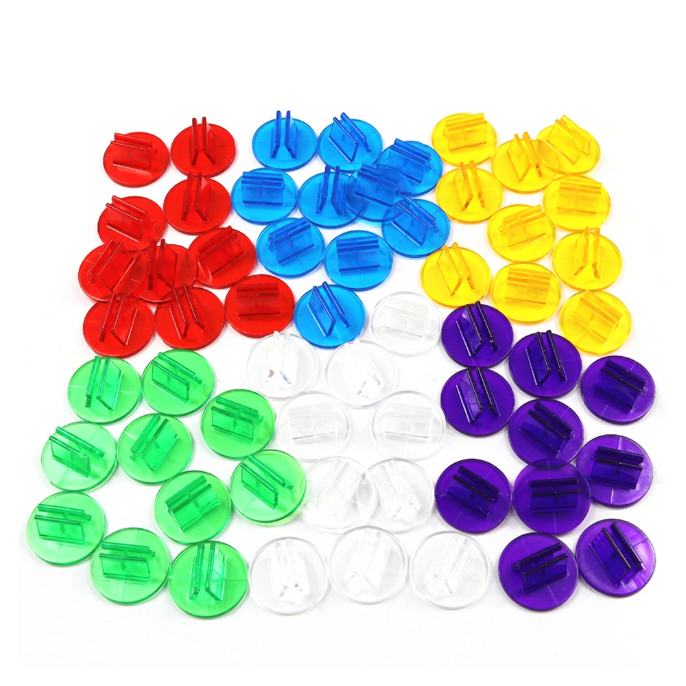 Supports de cartes en plastique translucide, parfaits pour les accessoires de jeu de société, accessoires de partenaires et porte-cartes, 50 pièces, 20/10 pièces