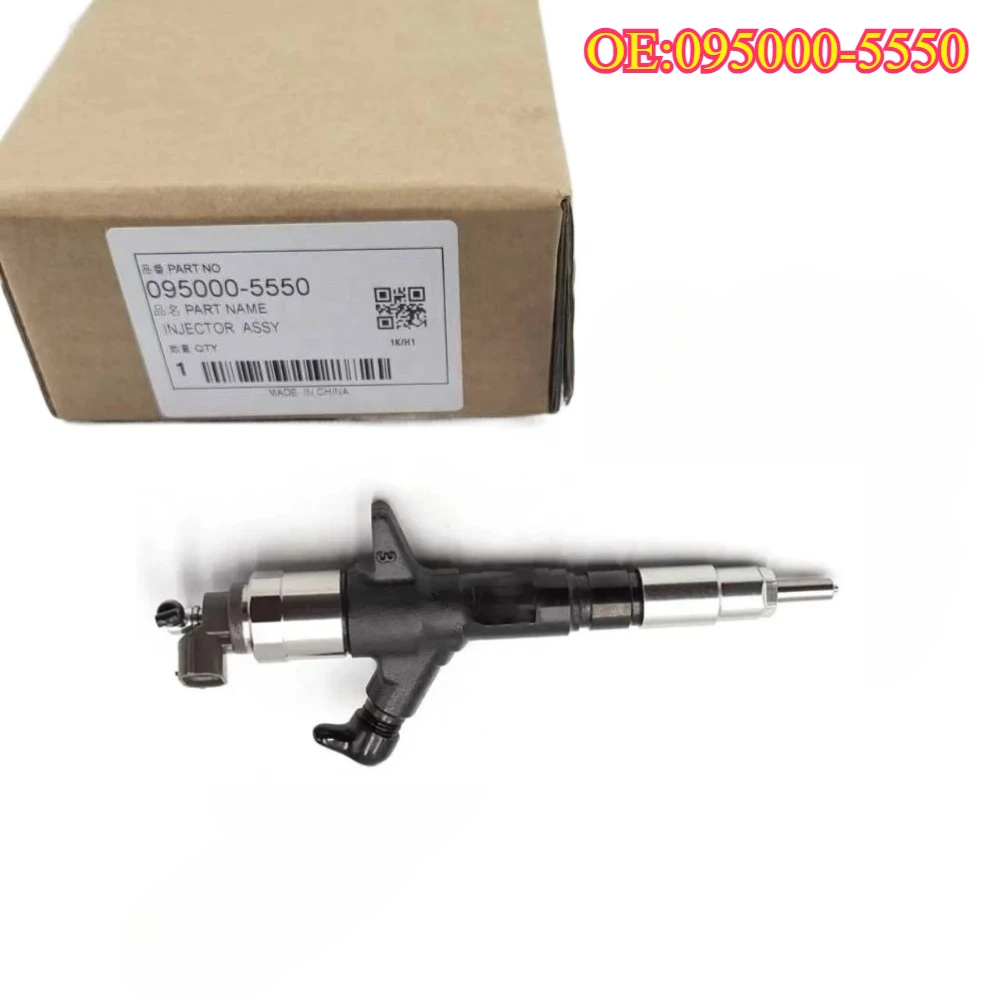 High quality New For 095000-5550 Common Rail Injector 33800-45700 Diesel Fuel Engine Injector For Denso Hyunda HD78W Mighty