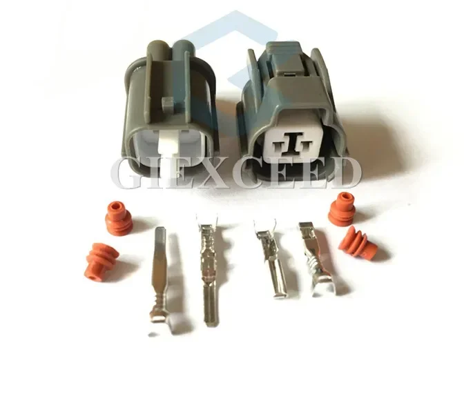 

2 комплекта 2-контактных разъемов AC Assembly 6181-0070 6189-0129, автомобильные штекеры, гнезда для проводки звукового сигнала, для Excelle, BYD, BUICK, Honda CITY, мотор замка задней двери