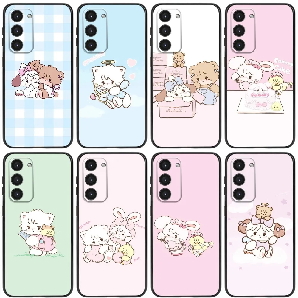 

M-Mikko illustrations Phone Case For Samsung Galaxy A20,A21s,A22,A31,A32,A52,A53,A72,73,A80,A91 Soft Black Cover