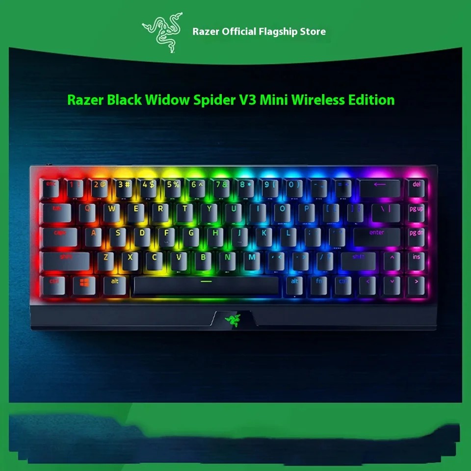 Razer BlackWidow Spider V3 Mini Wireless Bluetooth USB Mechanical