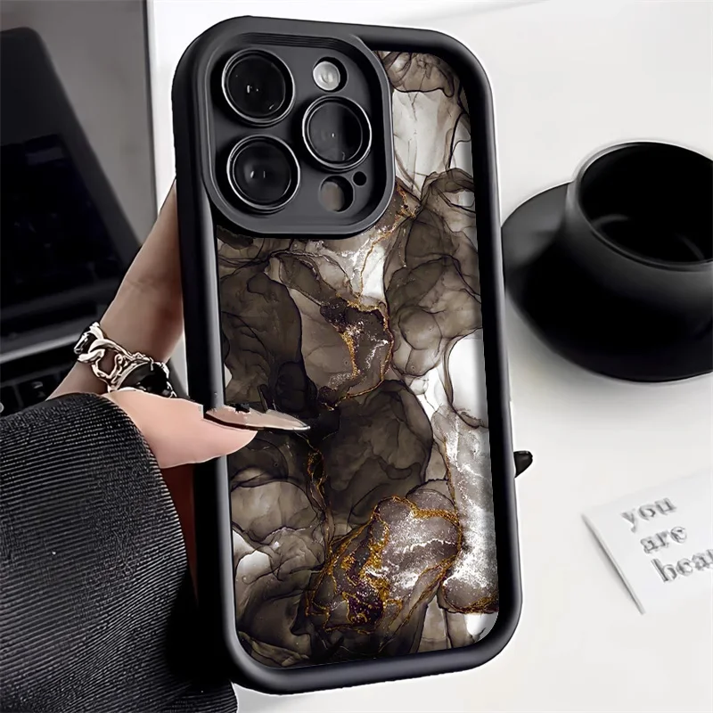 Phone Cases For Samsung Galaxy S26 S25 Ultra S24 S23 Plus S21 S22 A55 A35 A54 A16 A53 A36 A56 Anti-fall Colorful Marble Cover