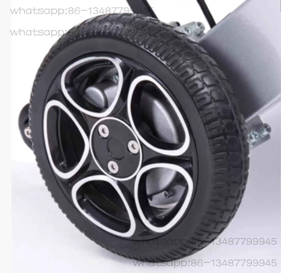 

N5513A Electric Wheelchair Rear Wheel Assembly Solid Tire Original Aluminum Alloy Wheel Front Wheel Accessories