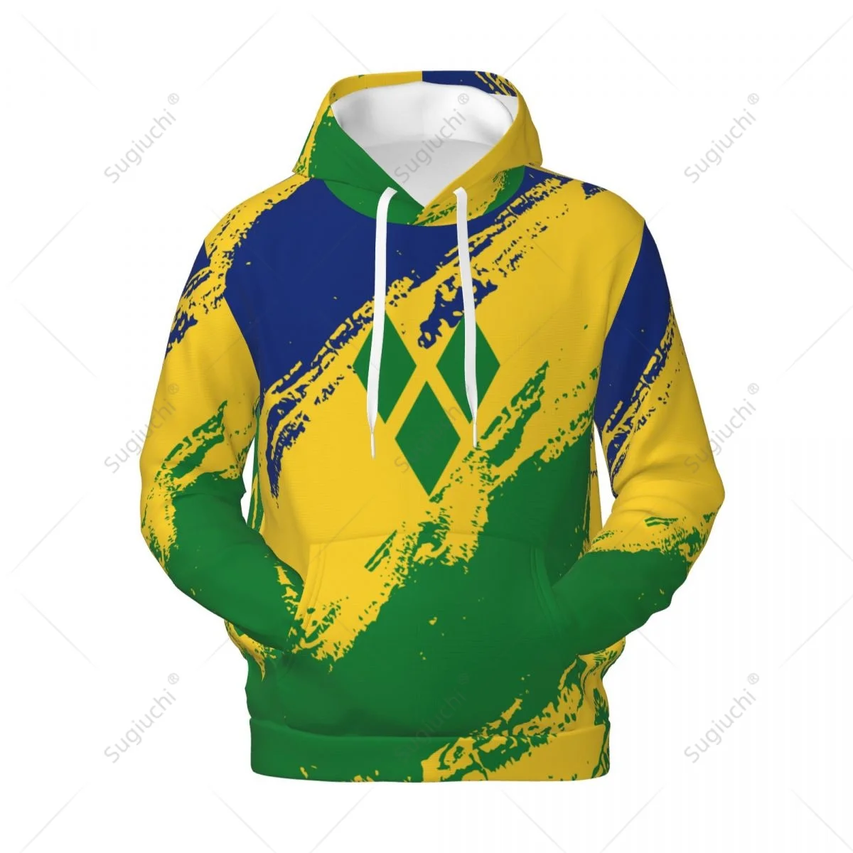 

Unisex Saint Vincent And The Grenadines Flag Color Hoodie 3D Men Women Harajuku Sweatshirt Pullover Hoodies Polyester Casual