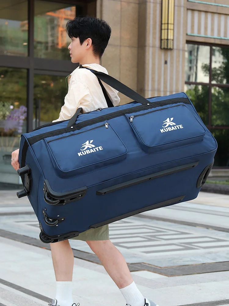 학생들이 기숙사에 입주할 때 사용하는 대용량 여행 가방 체크인 수트케이스 옥스포드 천 비즈니스/OL 스타일 접이식 여행 가방 청소년용