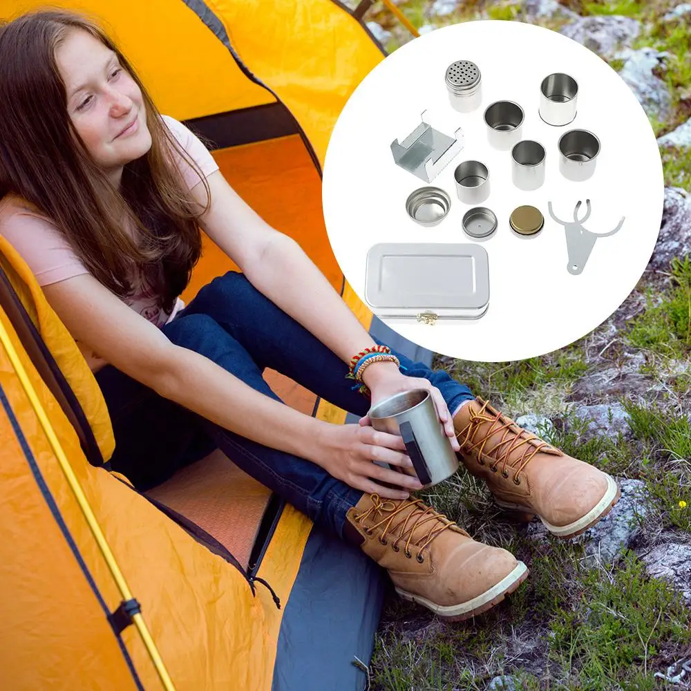 Reutilizables Extra RARO coleccionistas Camping café multiusos Mini utensilios de cocina para campamento juego portátil fácil de limpiar