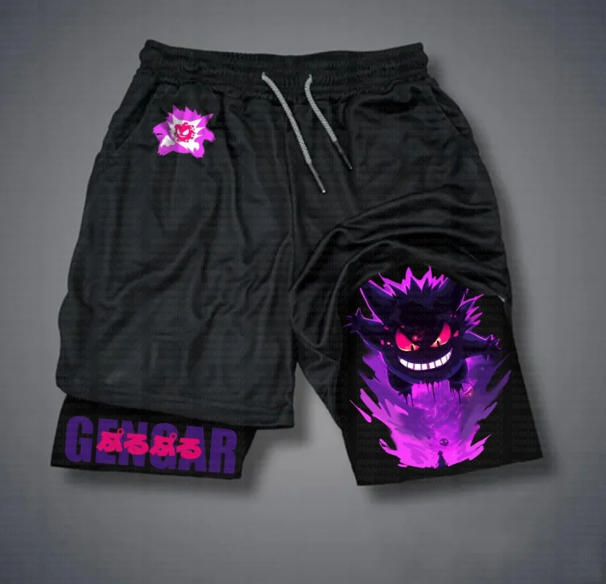 shorts-esportivos-oficiais-pokemon-anime-collaboration-shorts-unissex-estilo-kei-retro-respiravel-de-secagem-rapida-para-badminton