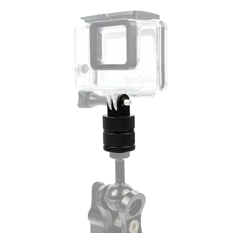 Aluminum 1/4 inch 20 Camera Mount, 360 Degree Rotation Tripod Mount Adapter Compatible with GoPro Hero 13/12 Black, Hero 11/10/9