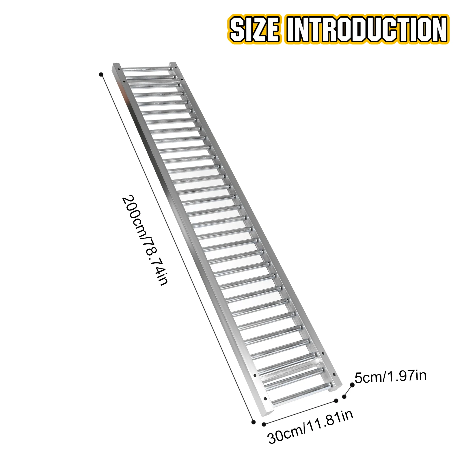 Stainless Steel Ramps Capable Of Bearing 200KG Heavy Duty Transport Slide for Water Fruit Beer Handling and Unloading Tools