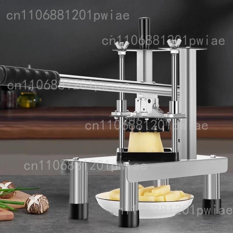 

Резак для жарки с 4 сменными лезвиями Easy Dicer Измельчитель для картофеля фри с лотком и ручкой