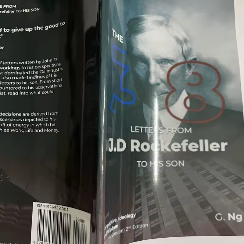 Paper Book The 38 Letters From J.D. Rockefeller To His Son English - Image 5