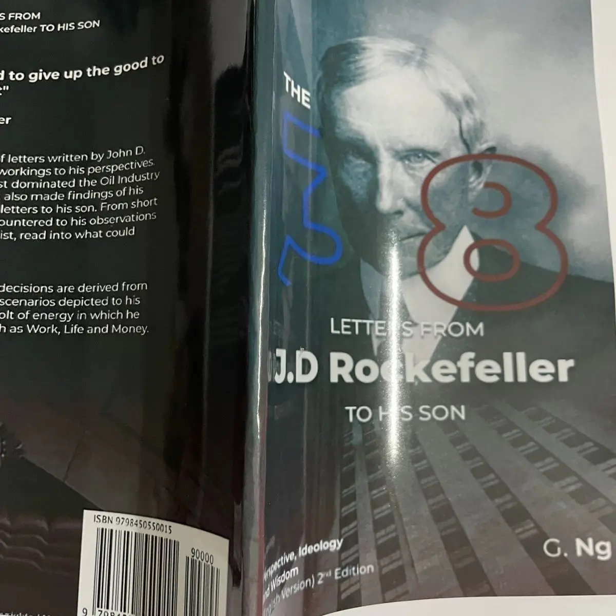 Imagem -05 - Livro de Papel com 38 Cartas de j. d Rockefeller para Seu Filho Inglês