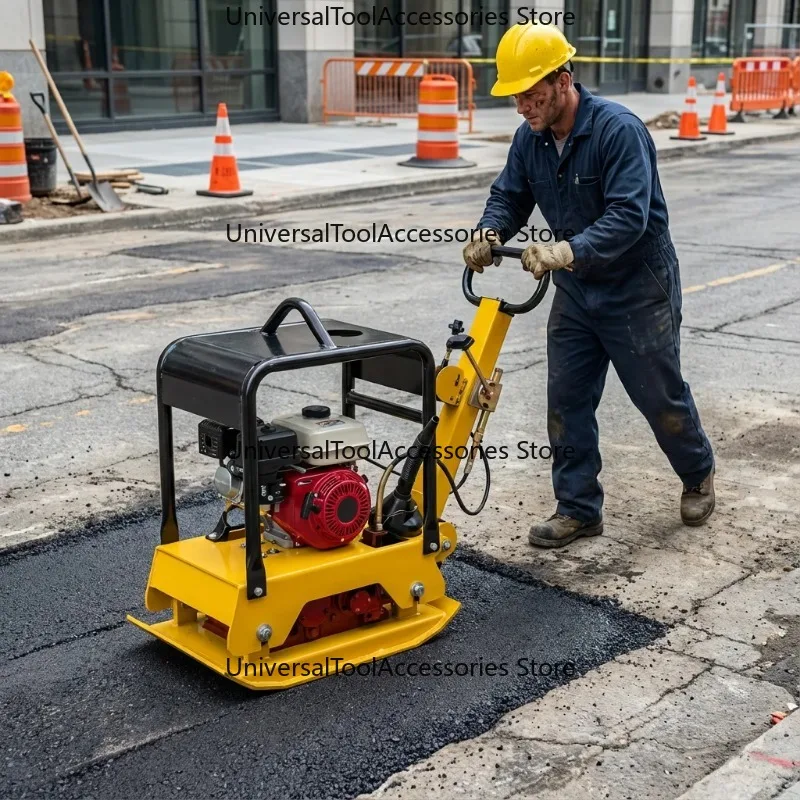 Hot 160KG High Efficiency Vibratory Plate Compactor Thickness Plate  Series Centrifugal Force for Soil Asphalt Gravel Compaction