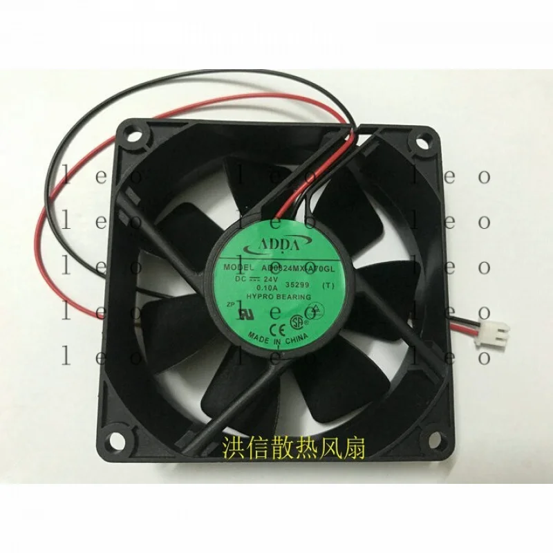 

AA for ADDA 8025 AD0824MX-A70GL DC24V 0.10A 2-wire converter cooling fan
