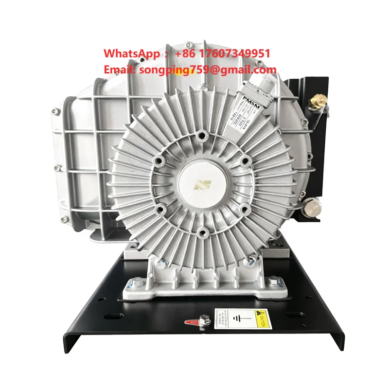 NF Save Energy Low Noise Electric Bus air Compressor 4kw 380v 7.8A Oil-free Scroll Air-cooled Air Compressor